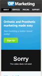 Mobile Screenshot of opmarketing.com
